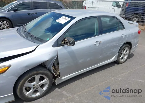 2011 Toyota Corolla S z USA, uszkodzony, nr VIN 2T1BU4EE9BC662709